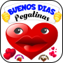 Pegatinas de buenos dias